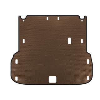 EVA Trunk Mat (up to 2nd Row, Brown) Infiniti QX60 2016-2021