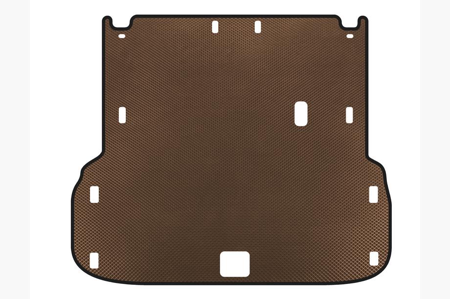 Infiniti QX60 2016-2021 EVA Trunk Mat (up to 2nd Row, Brown) Image