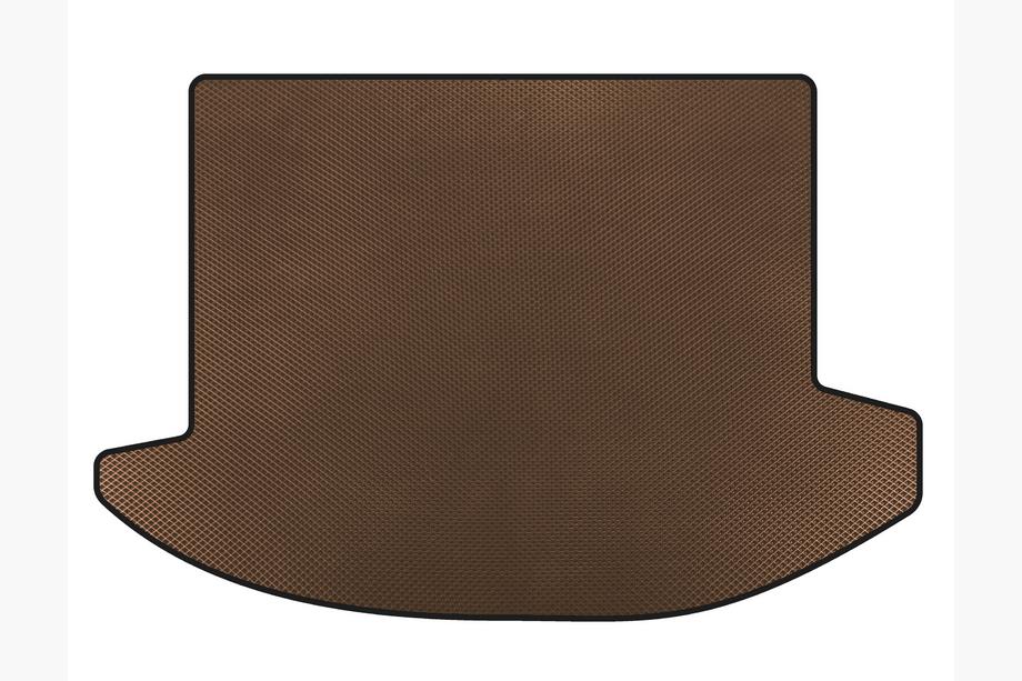 Kia Carens 1999-2012 EVA Trunk Mat (2006-2012, 2 Rows, 7-Seater, Brown) Photo 1