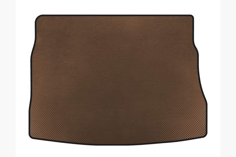 Kia Ceed 2007-2012 EVA Trunk Mat (HB, 3-Door, Brown) Image