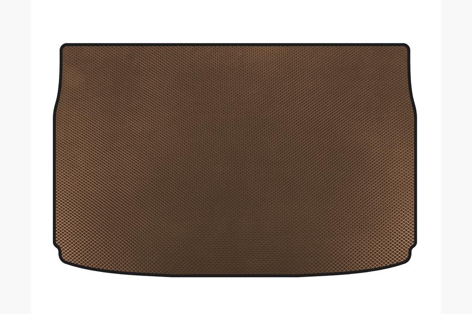 Kia Sedona 2014-2020 EVA Trunk Mat (8-Seater, Brown) Image