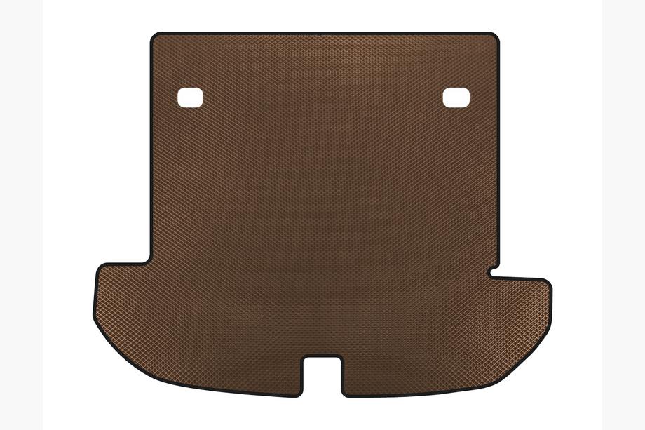 Kia Sorento III UM 2014-2020 EVA Trunk Mat (7-Seater, Brown) Image
