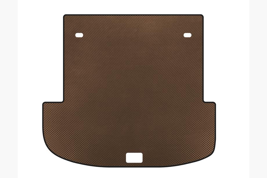 Kia Stonic 2017- EVA Trunk Mat (7-Seater, Brown) Image