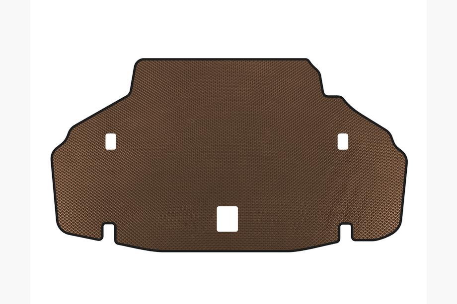 Lexus LS 2007-2017 EVA Trunk Mat (2007-2010, SD, Long Wheelbase, Brown) Image