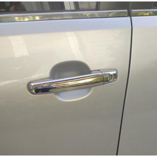 Chrome Door Handle Covers (5 pcs, Stainless Steel, without Sensor) Suzuki Grand Vitara 2005-2017 photo 4