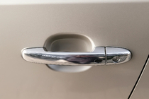 Suzuki Grand Vitara 2005-2017 Chrome Door Handle Covers (5 pcs, Stainless Steel, with Chip) photo 1