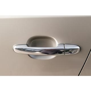 Chrome Door Handle Covers (5 pcs, Stainless Steel, with Chip) Suzuki Grand Vitara 2005-2017 photo 1