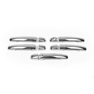 Chrome Door Handle Covers (5 pcs, Stainless Steel, with Chip) Suzuki Grand Vitara 2005-2017 photo 4