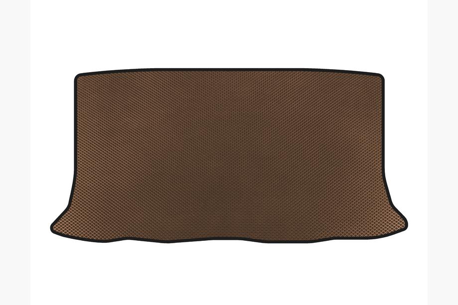 Nissan Micra K12 2003-2010 EVA Trunk Mat (HB, Brown) Image