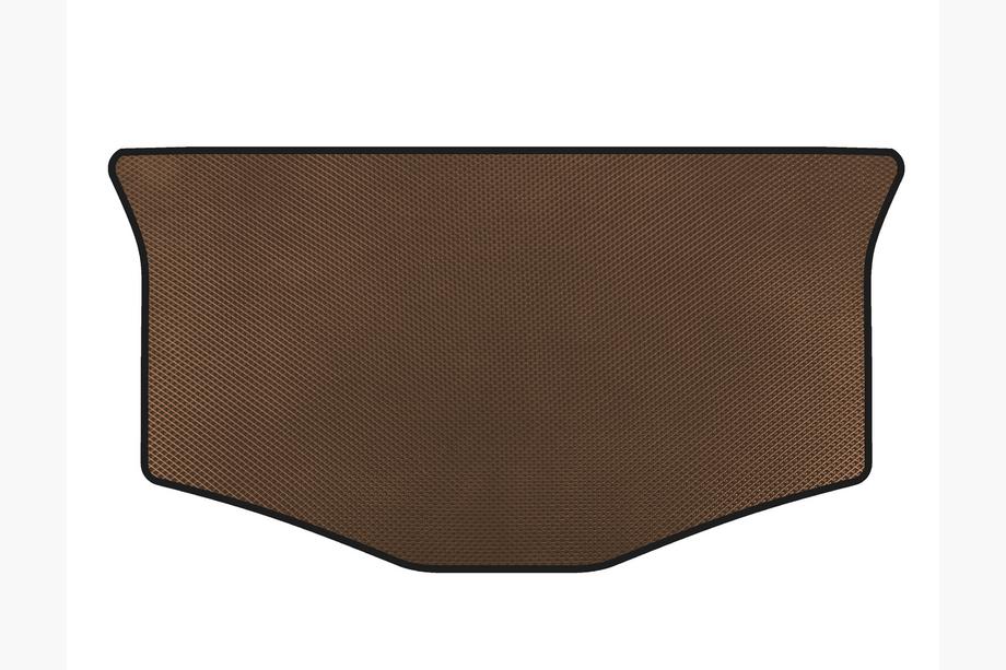Opel Agila 2007-2015 EVA Trunk Mat (HB, Brown) Image