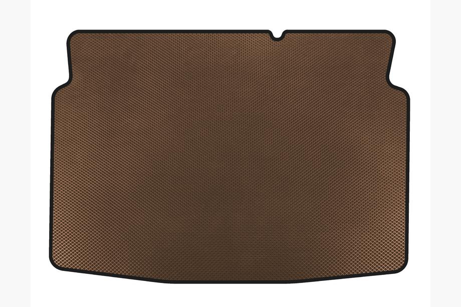 Peugeot 207 2006–2014 EVA Trunk Mat (HB, 5-Door, Brown) Image