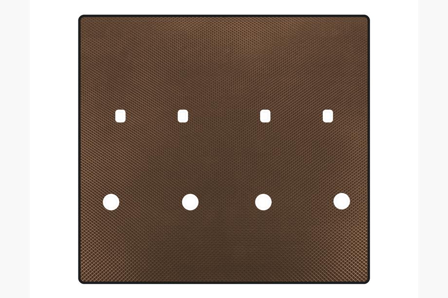 Peugeot Partner/Rifter 2019- EVA Trunk Mat (Long Wheelbase, Brown) Image