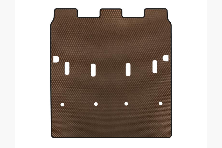 Peugeot Partner/Rifter 2019- EVA Trunk Mat (7-Seater/Long Wheelbase, Brown) Photo 1