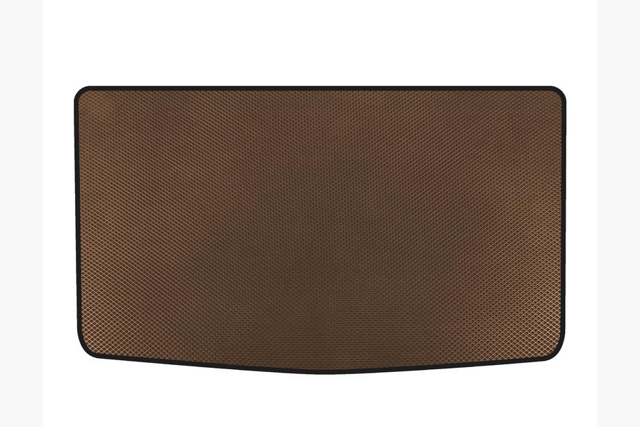 Renault Zoe 2012-2019 EVA Trunk Mat (HB, Brown) Image