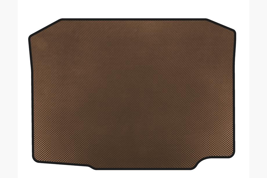 Seat Ibiza 2010-2017 EVA Trunk Mat (2010-2012, HB, 5-door, Brown) Photo 1