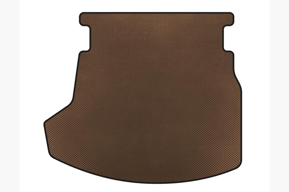 Toyota Corolla 2013-2019 EVA Trunk Mat (2016-2019, SD, Brown) Image