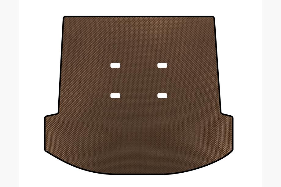 Toyota Fortuner 2006-2015 EVA Trunk Mat (Brown) Image