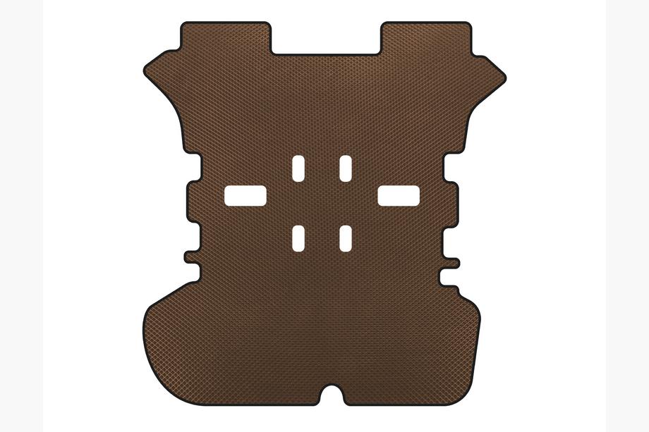 Toyota Previa 2000-2006 EVA Trunk Mat (Brown) Image