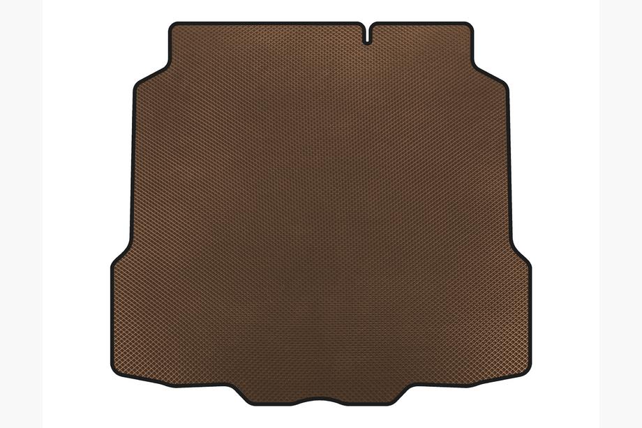 Toyota Yaris 2010-2020 EVA Trunk Mat (SD, Brown) Image