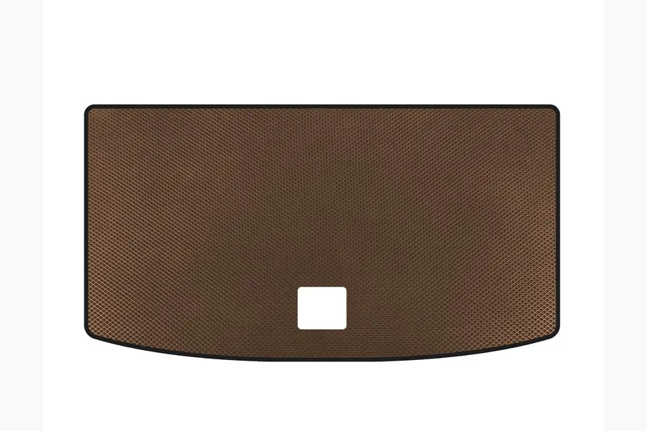 Volkswagen Atlas (Terramont) 2016- EVA Trunk Mat (7-Seater, Brown) Image