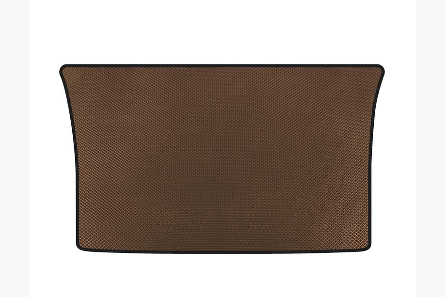 Volkswagen Fox 2003-2021 EVA Trunk Mat (HB, 3-Door, Brown) Image