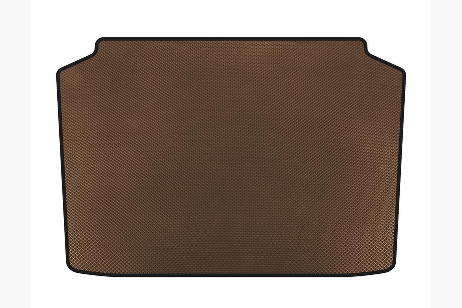 Volkswagen Polo 2001-2009 EVA Trunk Mat (HB, 3/5-Door, Brown) Image