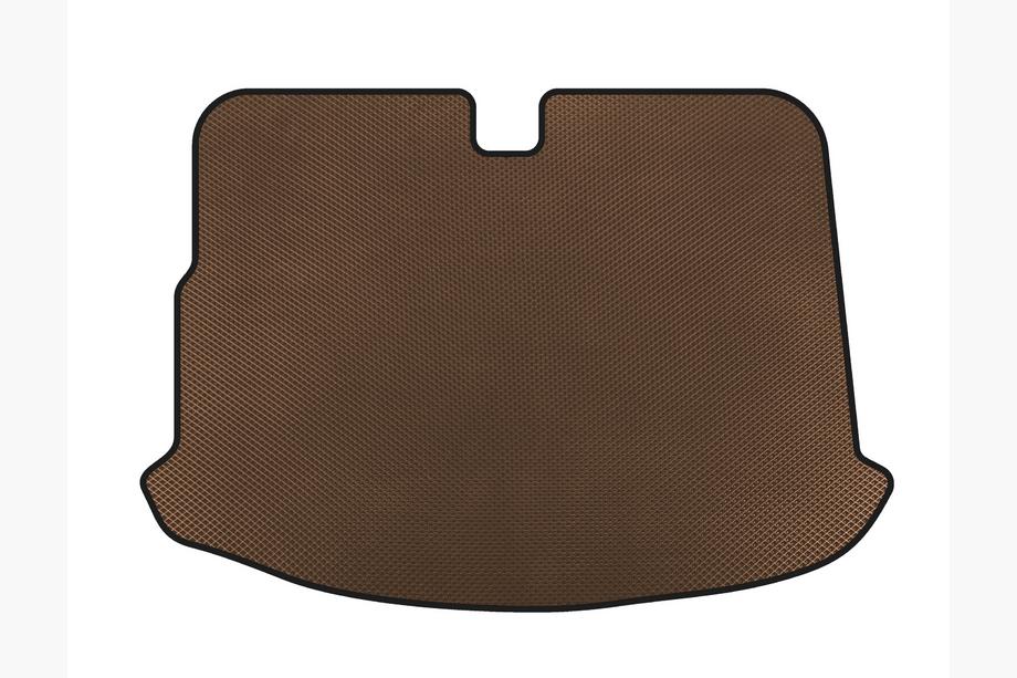 Volkswagen Scirocco 2008-2017 EVA Trunk Mat (HB, 3-Door, Brown) Photo 1