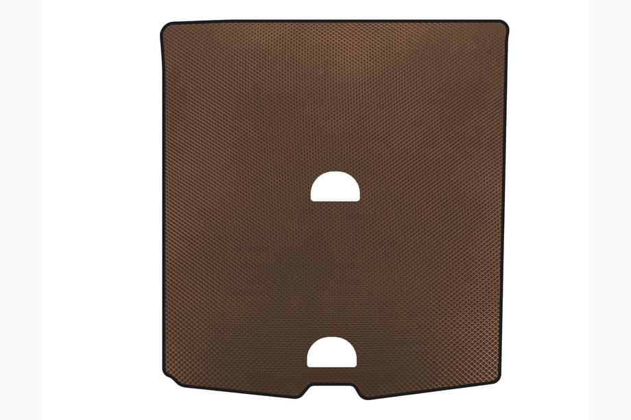 Volvo XC90 2015- EVA Trunk Mat (up to 2nd Row, Brown) Image