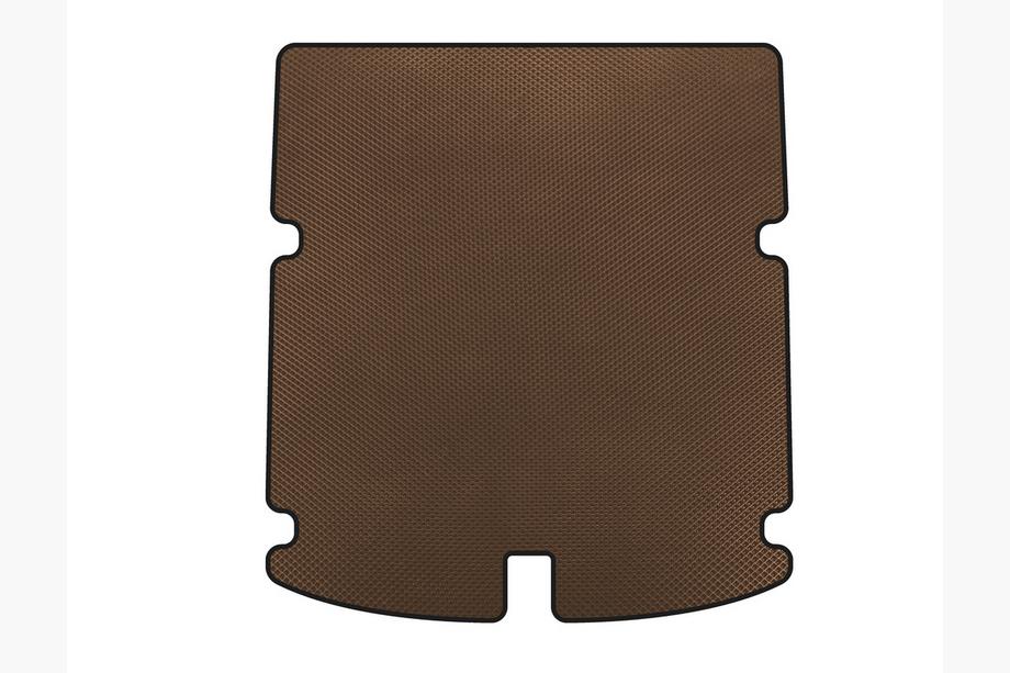 Audi A6 C7 2011-2017 EVA V-2 Trunk Mat (Sedan, Brown) Image