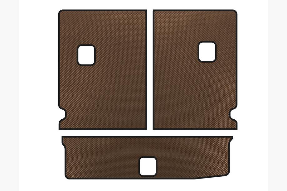 Chevrolet Orlando 2010-2018 Trunk Mat V-1 (Brown) Image