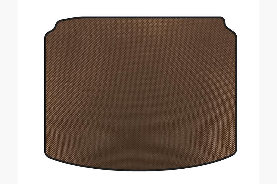 Citroen C-4 2004-2010 Trunk Mat (HB, 5-Door, Facelift, Brown) Image