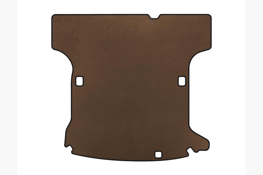 Dacia Logan I 2005-2008 Trunk Mat (SW, 5-Seater/Manual, Pre-Facelift, Brown) Image