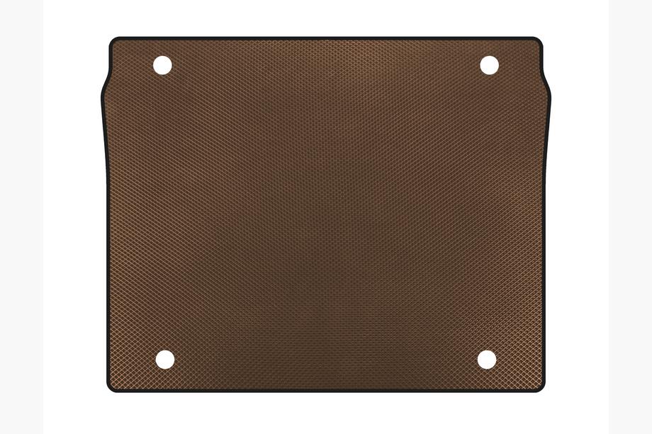 Fiat Doblo II 2010-2022 Trunk Mat EVA (5-Seater/Short Base, Brown) Photo 1