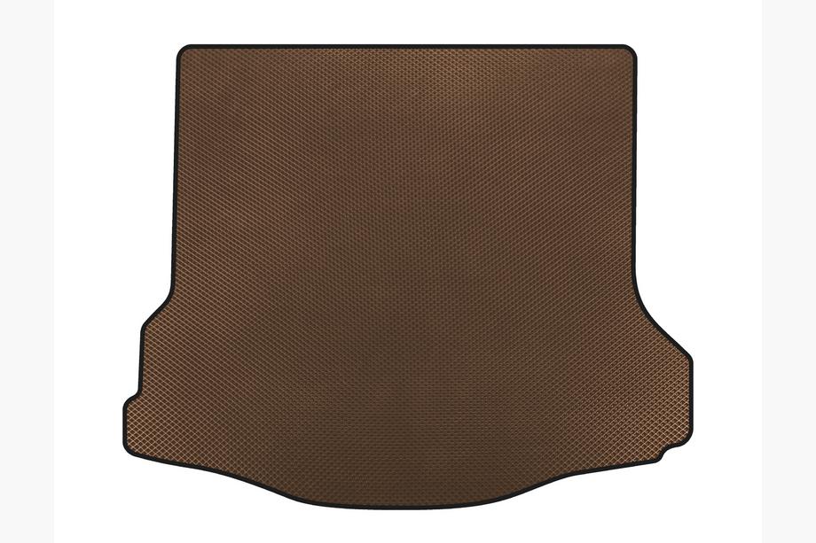 Ford Focus III 2011-2017 Trunk Mat (2011-2014, SD, USA, Brown) Image
