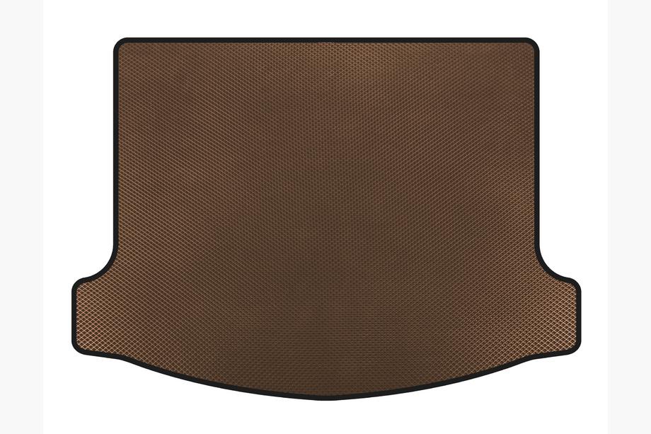 Honda Civic HB 2006-2012 Trunk Mat EVA (HB, 3-Door, Brown) Image