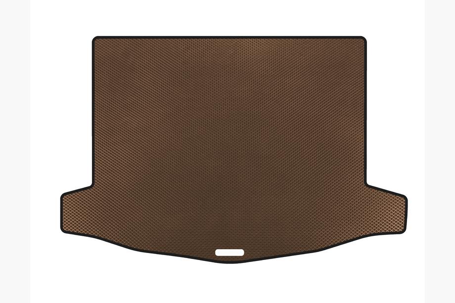 Honda Civic HB 2012-2020 Trunk Mat (2011-2014, HB, 5-Door, Brown) Image