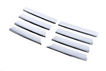 Volkswagen Bora 1998-2004 Chrome Grille Covers (8 pcs, Stainless Steel) photo 3