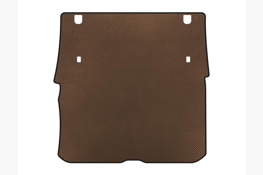 Honda Pilot 2015-2022 EVA Trunk Mat (2015-2018, without 3rd row, 8-seater, USA, Brown) Image