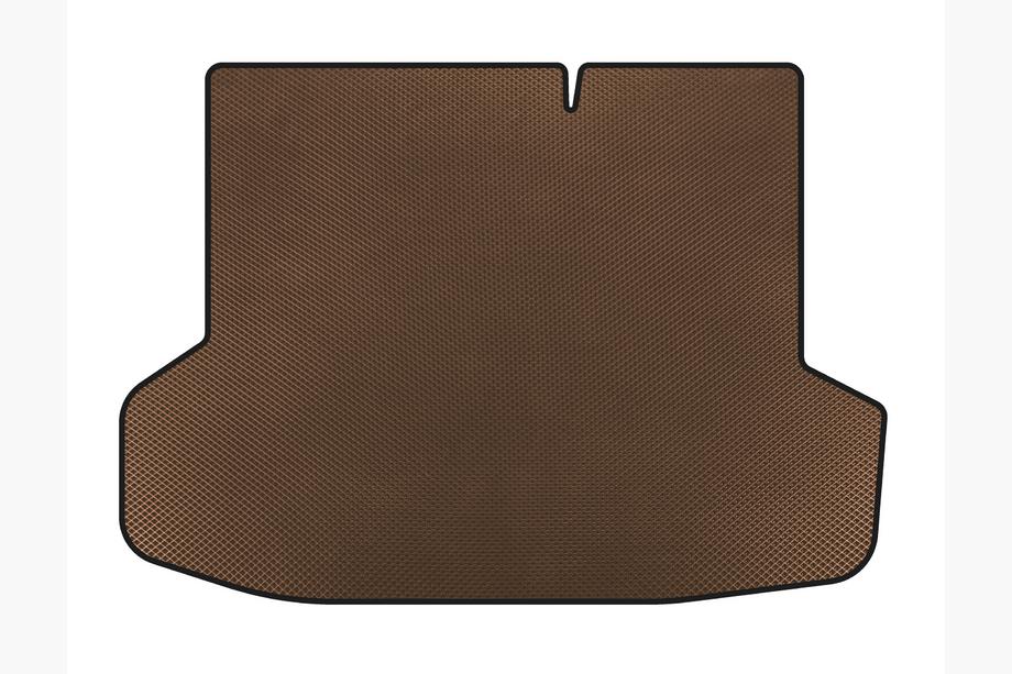 Kia Rio 2005-2011 Trunk Mat (SD, Brown) Image