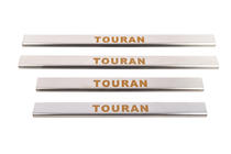 Volkswagen Touran 2003-2010 Carmos Door Sill Protectors (4 pcs, Stainless Steel) photo 2