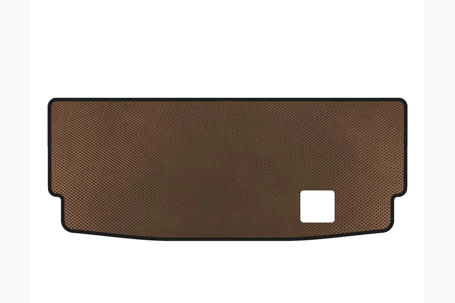 Mercedes GL class X164 2006-2012 Trunk Mat (7-seater with folded 3rd row, Brown) Image