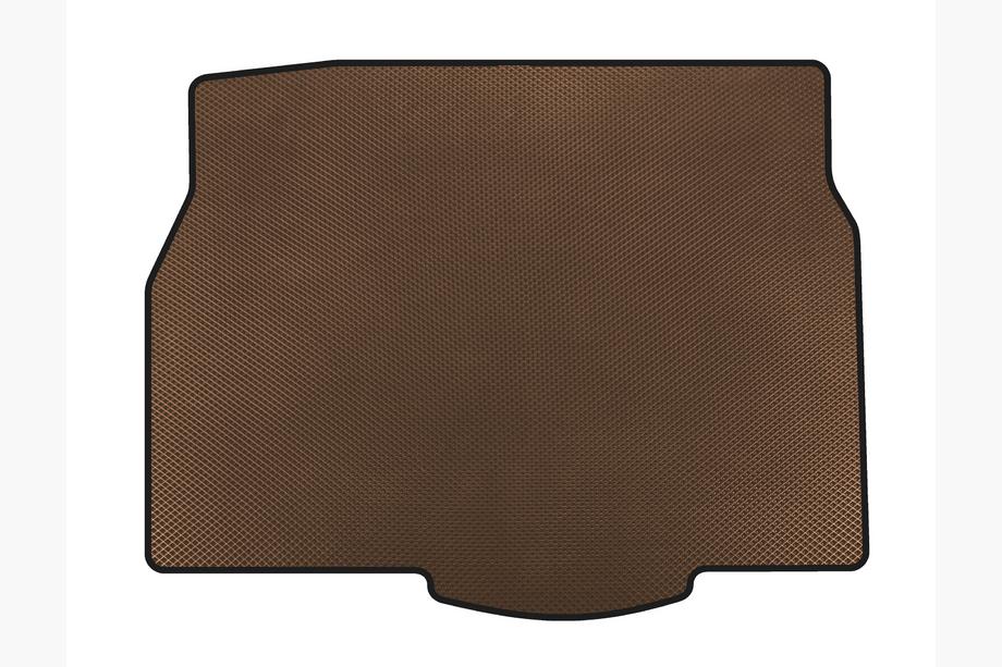 Opel Astra H 2004-2013 Trunk mat (2007-2013, HB, 5-door, Brown) Image