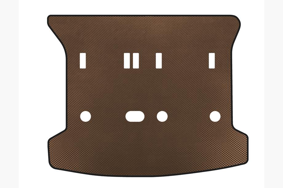 Peugeot 307 2001-2008 Trunk Mat EVA (SW, Brown) Image
