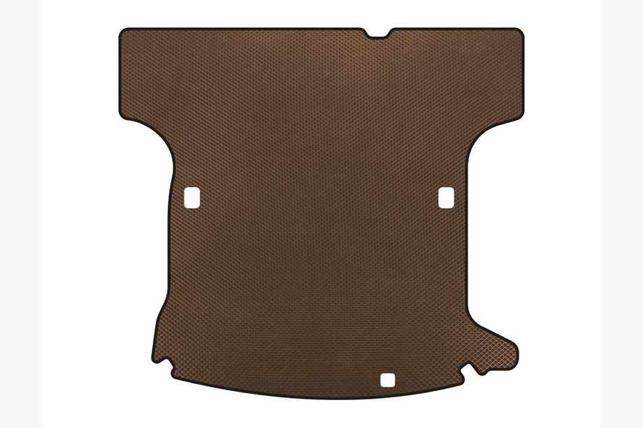 Renault Logan I 2005-2008 Trunk Mat (2005-2009, SW, 5-Seater, Brown) Image