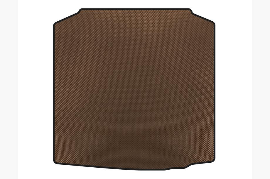 Skoda Fabia 2007-2014 Trunk Mat (2007-2010, SW, Brown) Image