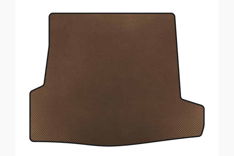 Skoda Superb 2001-2009 Trunk Mat (2006-2009, SD, Brown) Image