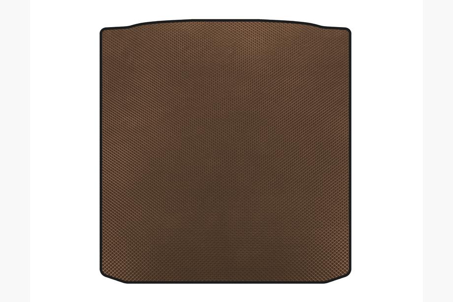Skoda Superb 2009-2015 Trunk mat (single false floor, SW, Brown) Image