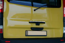 Opel Vivaro 2001–2015 Chrome trim for tailgate handle (stainless steel) photo 1