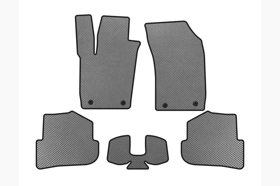 Audi A1 2010-2018 EVA Floor Mats (HB, 3-Door, Gray) Image