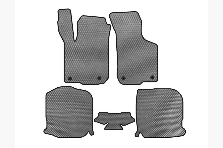 Audi A3 1996-2003 EVA Floor Mats (HB, 3-Door, Gray) Image